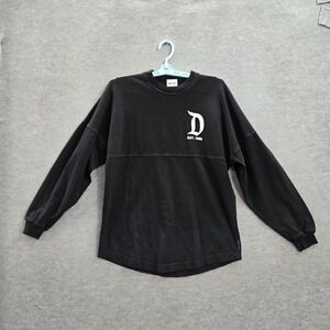 Disney Parks Spirit Jersey Women Sweatshirt XS Black Disneyland Resort